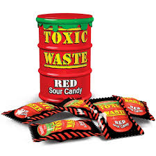 TOXIC WASTE RED ULTRA SOUR CANDY GR. 42