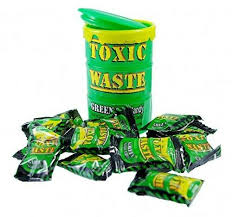 TOXIC WASTE GREEN SOUR CANDY GR. 42