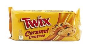 TWIX COOKIE BISCUIT CARAMEL CENTRES GR. 144