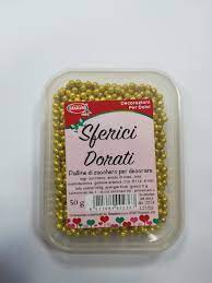 GRAZIANO CONFETTINI SFERICI DORATI GR. 50