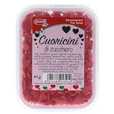 GRAZIANO CUORI IN ZUCCHERO ROSSI GR. 40
