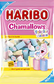 HARIBO CHAMALLOW TUBOLAR COLORS GR. 90