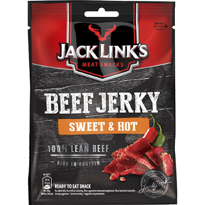 JACK LINK'S BEEF JERKY SWEET & HOT GR. 25