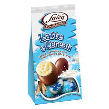 Laica ovetti cioccolato nocciole e cereali gr.120