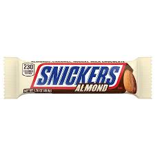 SNICKERS ALMOND CIOCCOLATO CARAMELLO MANDORLE NOCI GR. 45