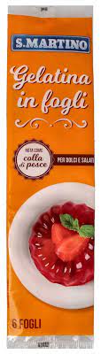 SAN MARTINO GELATINA IN FOGLI PZ. 6