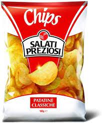 SALATI PREZIOSI PATATINE CHIPS GR.180