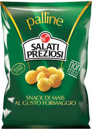 SALATI PREZIOSI PALLINE AL FORMAGGIO GR.110 SENZA GLUTINE NON FRITTI