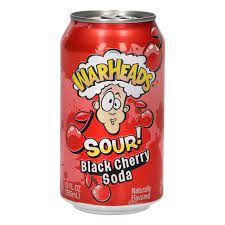 WARHEADS SOUR SODA BLACK CHERRY ML. 355