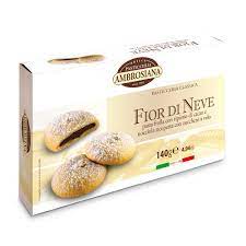 AMBROSIANA FIOR DI NEVE RIPIENI CACAO E NOCCIOLA GR. 140