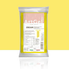 ARTGEL PREPARATO PANNA VEGETALE COLORE GIALLO GR. 250