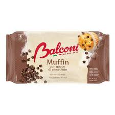 BALCONI MUFFIN CON GOCCE DI CIOCCOLATO PZ.6 GR. 240