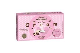 MAXTRIS CONFETTI BON BON CREAM CIOCCOLATO BIANCO COLORE ROSA GR. 900