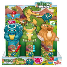 BIP POP UPS DINO FRIENDS DISPENSER CON LOLLIPOP GR. 10