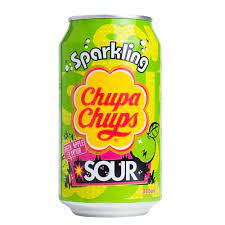 CHUPA CHUPS SPARKLING GREEN APPLE 355 ML