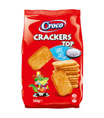 CROCO CRACKERS TOP SALT GR. 150
