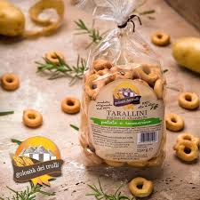 DELIZIE TARALLINI GUSTO PATATE ROSMARINO GR. 250