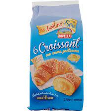 DIVELLA CROISSANT CREMA PASTICCERA PZ. 6 GR. 270