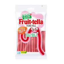 FRUITTELLA TUBI FILL CON SUCCO DI FRUTTA GR. 90 VEGANO