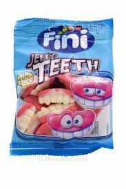 FINI JELLY TEETH (DENTIERE) BUSTA GR. 90 SENZA GLUTINE