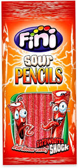 FINI SOUR PENCILS STRAWBERRY BUSTA GR. 90 SENZA GLUTINE