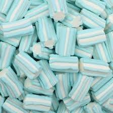 FINI MARSHMALLOWS FINITROC STRIATO AZZURRO BIANCO KG. 1 SENZA GLUTINE