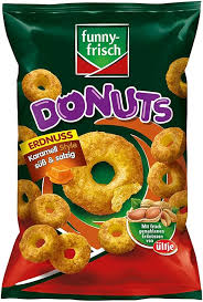 FUNNYFRISCH PATATINE DONUTS CARAMELLO ED ARACHIDI GR. 110