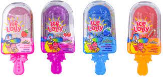 FUNNYCANDY ICE LOLLY LOLLIPOP + CANDY PEARLS