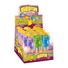 FUNNYCANDY DINO FAN CON LOLLIPOP