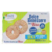 FAZZI BISCOTTI RISO SENZA LATTOSIO BURRO UOVA GR. 250