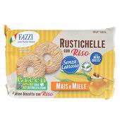 FAZZI BISCOTTI RUSTICHELLE RISO SENZA LATTOSIO MAIS & MIELE GR. 250