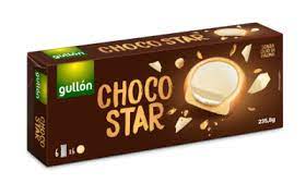 GULLON CHOCO STAR BIANCO GR. 235