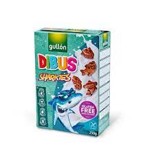 GULLON BISCOTTI DIBUS SHARKIES SENZA GLUTINE LATTOSIO E UOVO GR. 250