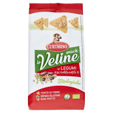 CURTIRISO LE VELINE SNACK AI LEGUMI SCROCCHIANTI FIBRE NON FRITTE SENZA GLUTINE GR.80