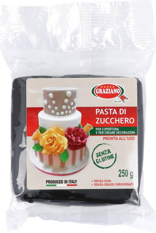 GRAZIANO PASTA DI ZUCCHERO NERO GR. 250