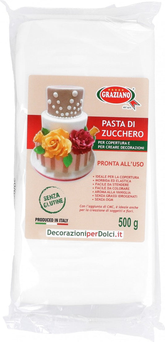 GRAZIANO PASTA DI ZUCCHERO BIANCA GR. 500