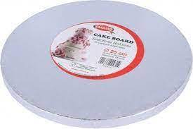 GRAZIANO CAKEBOARD ROTONDO ARGENTO DIAM. CM. 32 SP. 12 MM