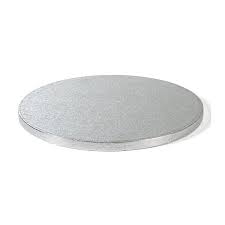 DECORA CAKEBOARD ROTONDO ARGENTO DIAM. CM. 40 SP. 12 MM