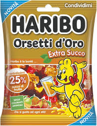 HARIBO ORSETTI ORO CON SUCCO DI FRUTTA GR. 160