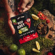 HOT CHIP BEEF JERKY CHILLY & LIME GR. 25