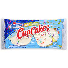 HOSTESS BIRTHDAY CUP CAKES RIPIENO CREAMY FILLING PZ. 2