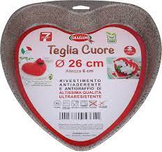 GRAZIANO STAMPO FORMA CUORE CM.26 X H. CM. 5