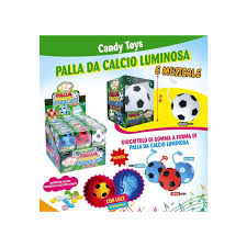 JOYGUM PALLA DA CALCIO LUMINOSA CON CARAMELLE GR. .3