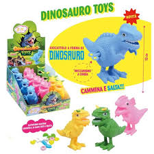 JOYGUM DINOSAURO CON MOVIMENTO A MOLLA E CARAMELLE