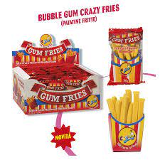 JOHNNYBEE GUM FRIES TUTTI FRUTTI BUBBLE GUM GR. 14