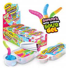 JOHNNYBEE DIPPER WORMS GUMMIES CON DIPPING SOUR GEL GR. 60