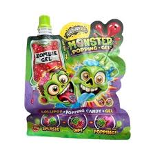 JOHNNYBEE MONSTER POPPING  LOLLIPOP+POPPING CANDY+GEL GR.30