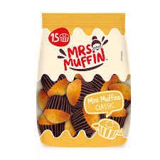 MRS MUFFIN MINI MUFFIN CON GOCCE CIOCCOLATO BELGA PZ. 15 GR. 225