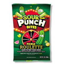 SOUR PUNCH BITES PICKLE ROULETTE GR. 140