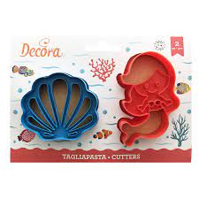 DECORA TAGLIAPASTA CONCHIGLIA SIRENA PZ. 2